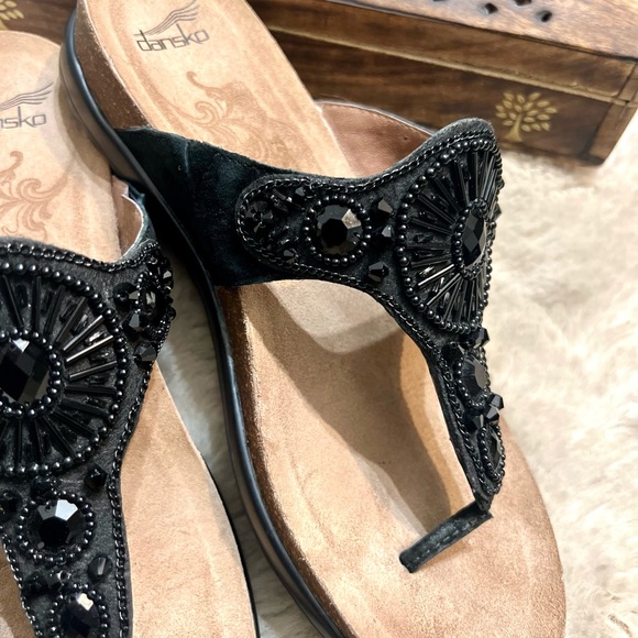 Dansko Pamela Jewelled Sandal Thong 9.5-10 - Picture 8 of 14